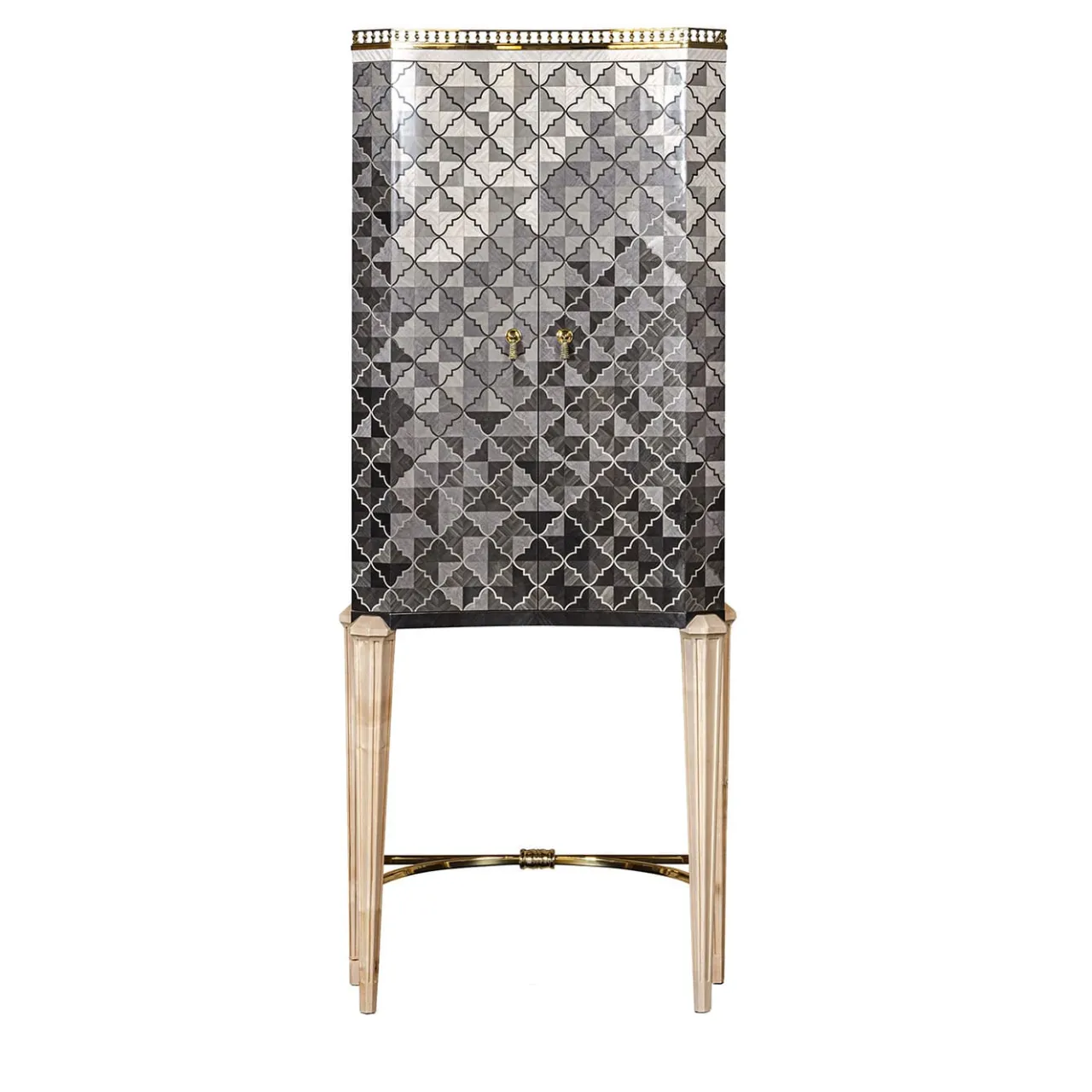 Provasi Bar Cabinets<Tall Gray Cabinet