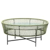 Chairs & More Outdoor Coffee Tables<Tamburo Large Round Green Coffee Table by Antonio De Marco