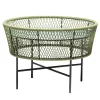 Chairs & More Outdoor Coffee Tables<Tamburo Medium Round Green Coffee Table by Antonio De Marco
