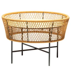 Chairs & More Outdoor Coffee Tables<Tamburo Medium Round Yellow Coffee Table by Antonio De Marco