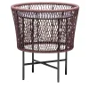 Chairs & More Outdoor Coffee Tables<Tamburo Small Round Blue Accent Table by Antonio De Marco