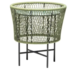Chairs & More Outdoor Coffee Tables<Tamburo Small Round Green Accent Table by Antonio De Marco