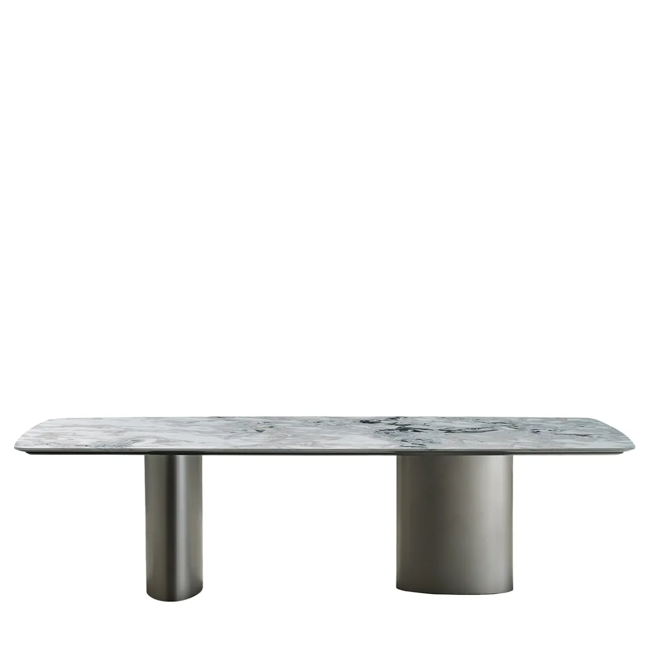 Casamilano Dining Tables<Tangeri Dover White Marble Rectangular Dining Table by Roberto Lazzeroni