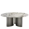 Casamilano Dining Tables<Tangeri Gold Calacatta Marble Round Dining Table by Roberto Lazzeroni