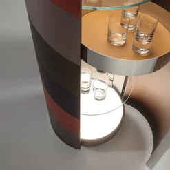 Laura Meroni Cabinets<Tango Round Storage Unit by Bartoli Design