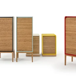 Colé Cabinets<Tapparelle Azure/Green Cabinet by Emmanuel Gallina