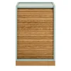 Colé Cabinets<Tapparelle Azure/Green Rolling Cabinet by Emmanuel Gallina