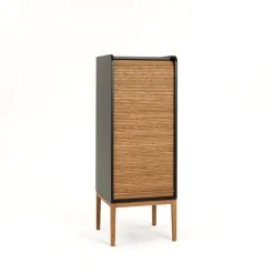 Colé Cabinets<Tapparelle Black Cabinet by Emmanuel Gallina