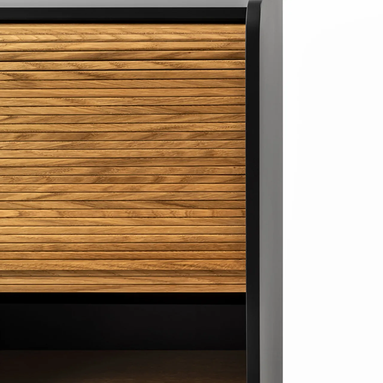 Colé Cabinets<Tapparelle Black Cabinet by Emmanuel Gallina