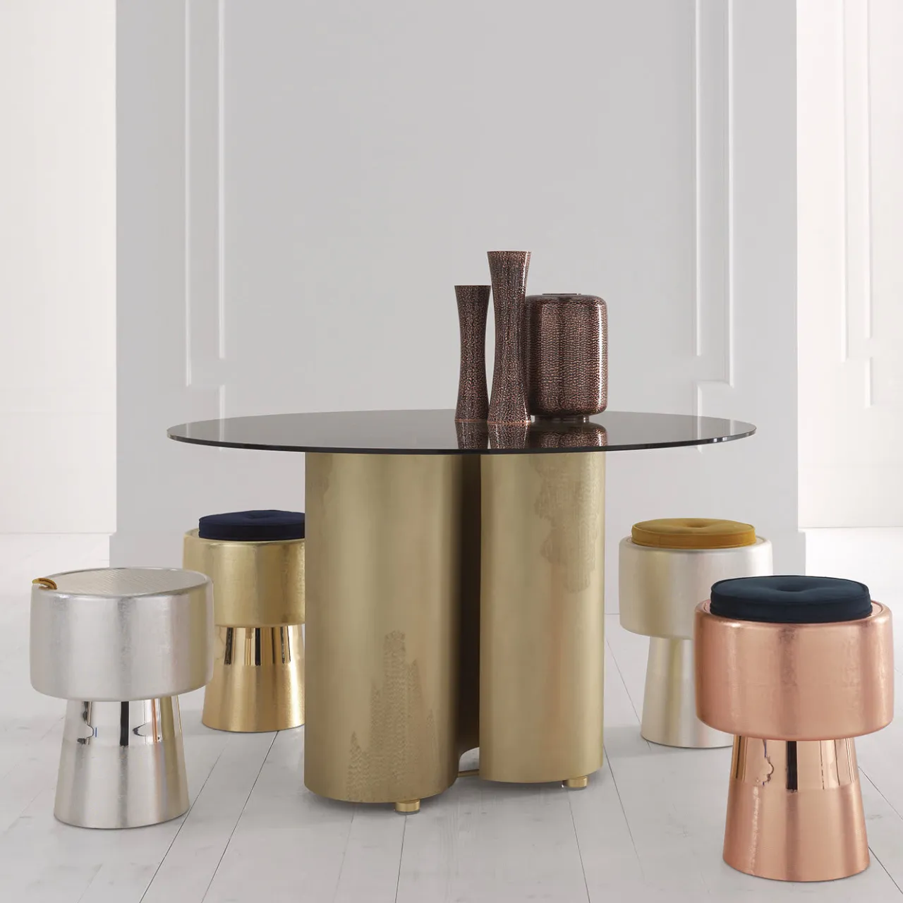 Zanetto Stools<Tappo Bronze Stool by NOOII
