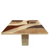 Meccani Design Dining Tables<Tarsia Tables Tt4 Square Polychrome Table by Mascia Meccani