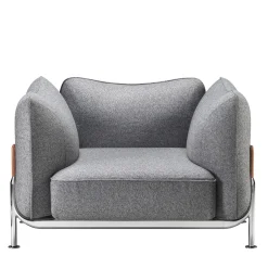 Ghidini 1961 Armchairs<Tasca Gray Fabric Armchair