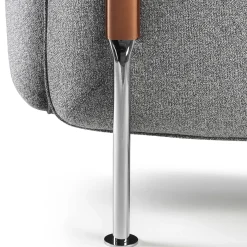 Ghidini 1961 Armchairs<Tasca Gray Fabric Armchair