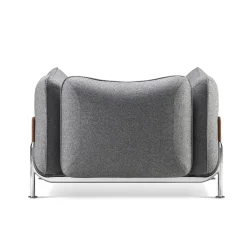 Ghidini 1961 Armchairs<Tasca Gray Fabric Armchair