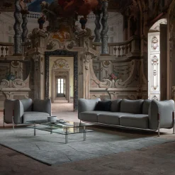 Ghidini 1961 Armchairs<Tasca Gray Fabric Armchair
