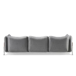 Ghidini 1961 Sofas<Tasca 3-Seater Gray Fabric Sofa