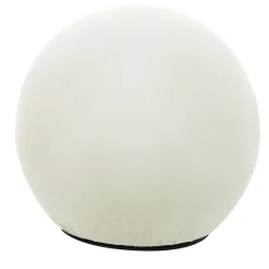 Baleri Italia Ottomans & Poufs<Tatino White Pouf in Technical Fabric