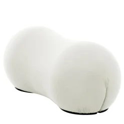 Baleri Italia Ottomans & Poufs<Tato Bonbon White Pouf in Technical Fabric
