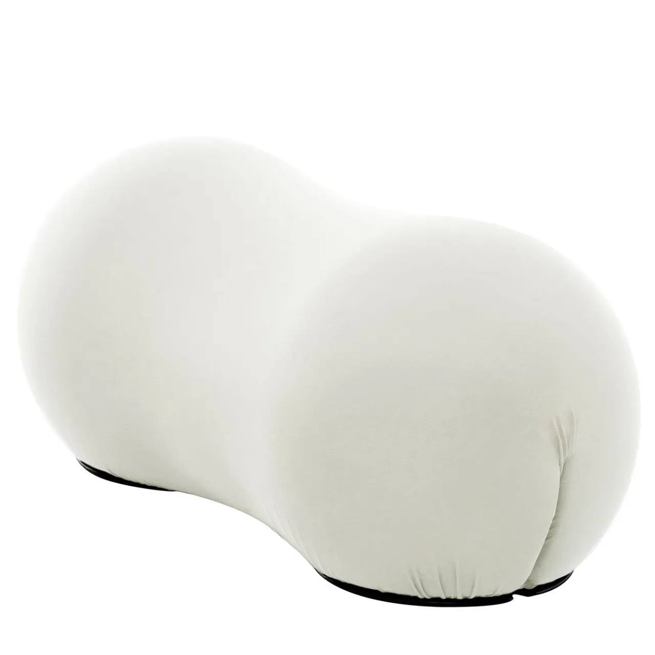 Baleri Italia Ottomans & Poufs<Tato Bonbon White Pouf in Technical Fabric