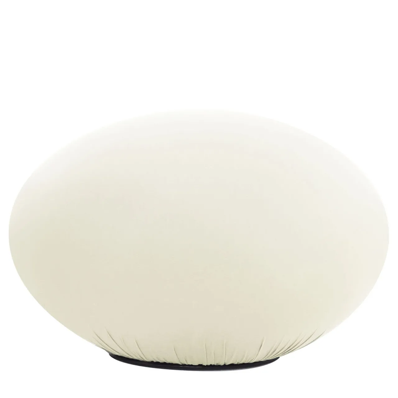Baleri Italia Ottomans & Poufs<Tato White Pouf in Technical Fabric