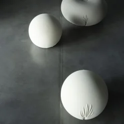 Baleri Italia Ottomans & Poufs<Tatone White Pouf in Technical Fabric