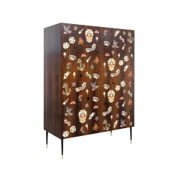 CG Capelletti Cabinets<Tattoo Cabinet with American Traditional Inlay