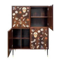 CG Capelletti Cabinets<Tattoo Cabinet with American Traditional Inlay