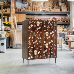 CG Capelletti Cabinets<Tattoo Cabinet with American Traditional Inlay