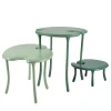 Orografie Nesting Tables<Tavo B2 Modular Set of 3 Green Coffee Tables