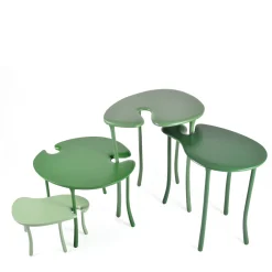 Orografie Nesting Tables<Tavo B1 Modular Set of 4 Green Coffee Tables Limited Edition