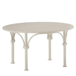 Dante Negro Outdoor Coffee Tables<Tavolario Wrought Iron White Round Coffee Table