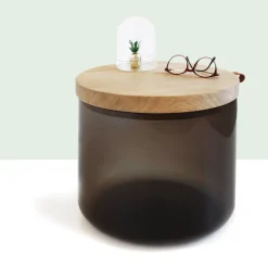 Durame Side Tables<Tea Smoked Glass Side Table