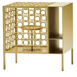 Da A Cabinets<Teca Small Golden Cabinet