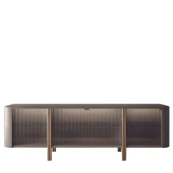 Casamilano Sideboards Buffets<Tecla Glass And Metal Sideboard by Marco Boga