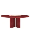 Arcahorn Dining Tables<Tecla Round Red Dining Table