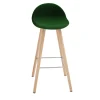 Viganò & C. Bar Stools<Ted Forest-Green Stool by Basaglia + Rota Nodari