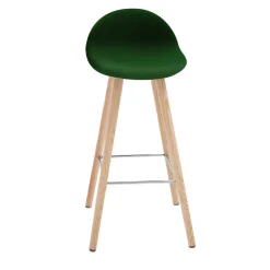 Viganò & C. Bar Stools<Ted Forest-Green Stool by Basaglia + Rota Nodari