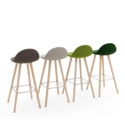 Viganò & C. Bar Stools<Ted Pea-Green Stool by Basaglia + Rota Nodari