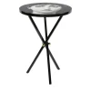 Fornasetti Side Tables<Tema e Variazioni n.1 Black Side Table