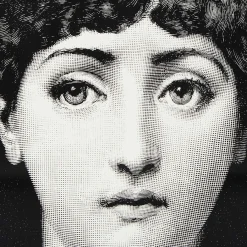 Fornasetti Side Tables<Tema e Variazioni n.1 Black Side Table