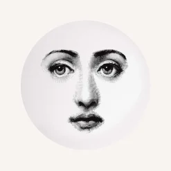 Fornasetti Side Tables<Tema e Variazioni n.6 Black And White Side Table