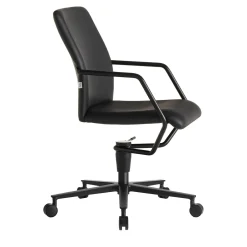 Sitia Office Chairs<Tempo BA Black Castors Armchair