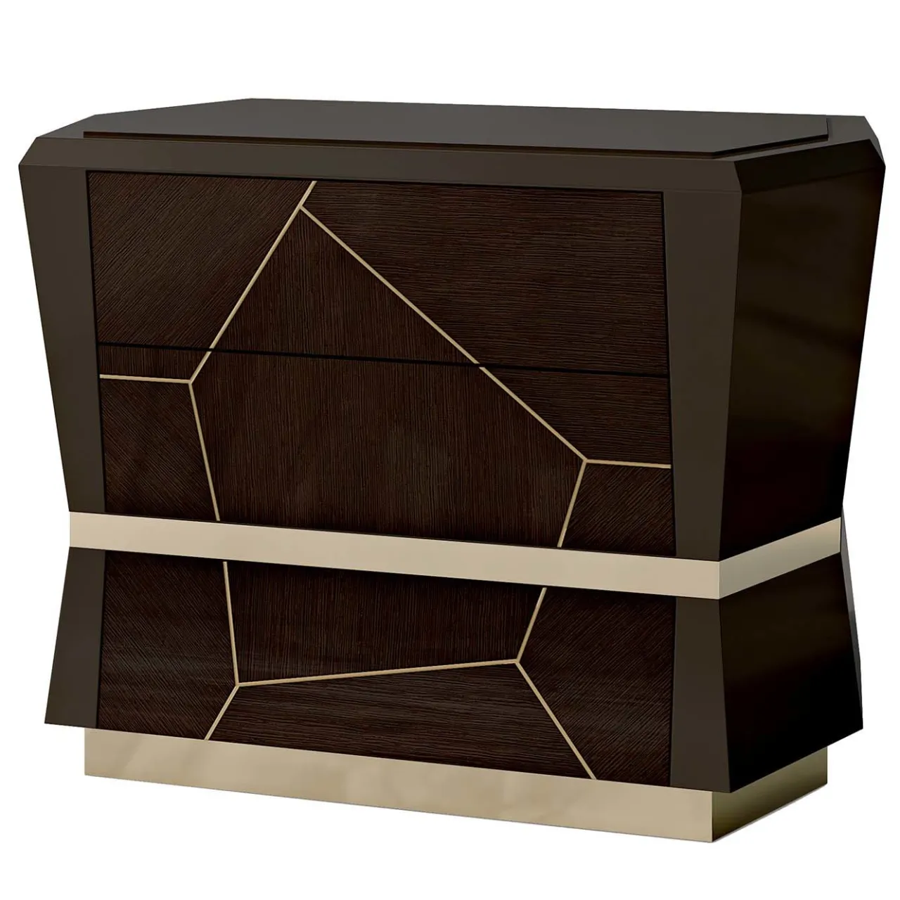 Bellani Nightstands<Temptation 3-Drawer Nightstand