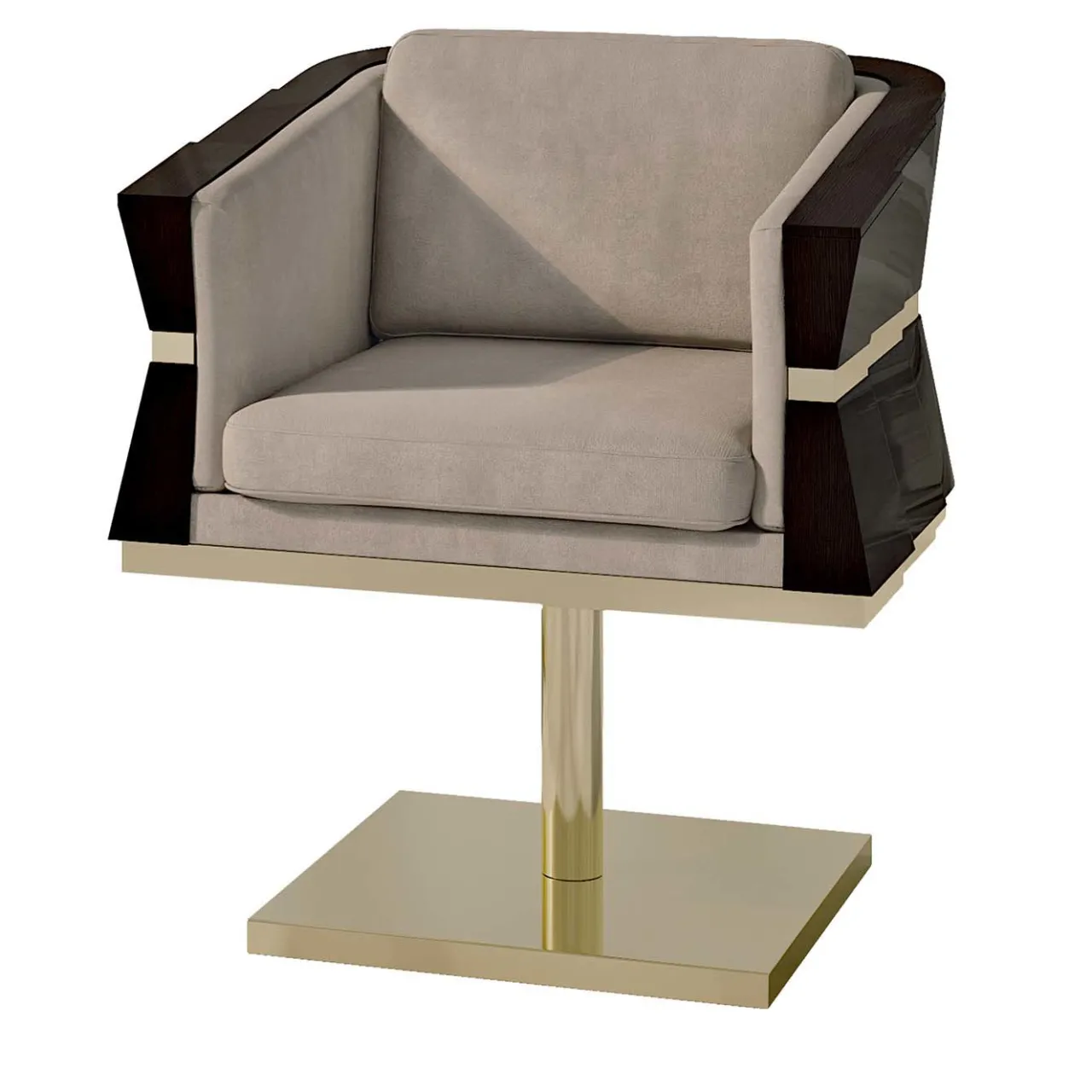 Bellani Lounge Chairs<Temptation Wooden Swivel Chair