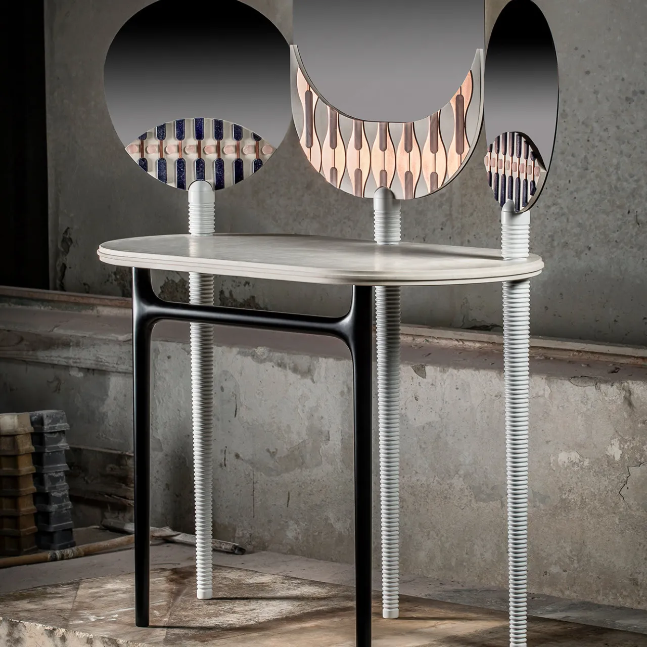 Lithea Vanities<Teodora Vanity Dressing Table by Elena Salmistraro