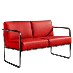 TrackDesign Outdoor Sofas & Benches<Teres Two-Seater Red Leather In & Outdoor Sofa