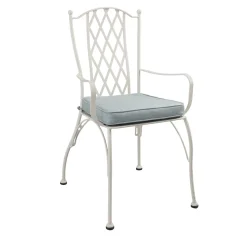 Officina Ciani Outdoor Chairs & Stools<Terme White Steel Outdoor Chair
