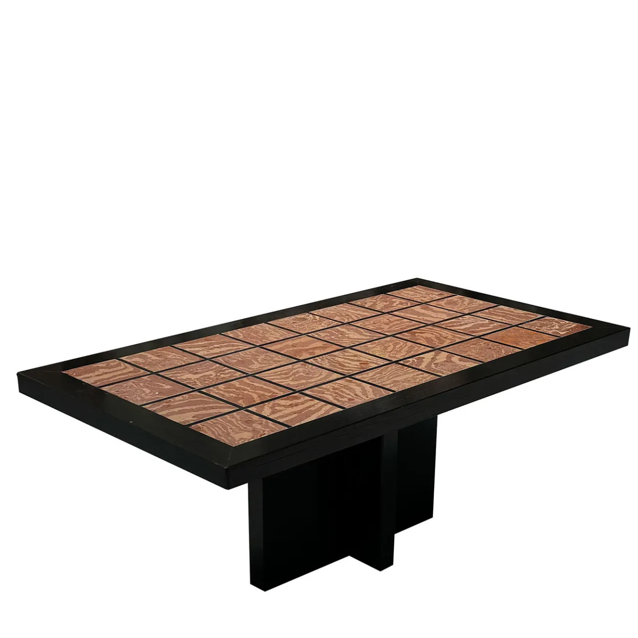 Espidesign by Paola Speranza Coffee Tables<Terracotta and Marble Coffee Table #2