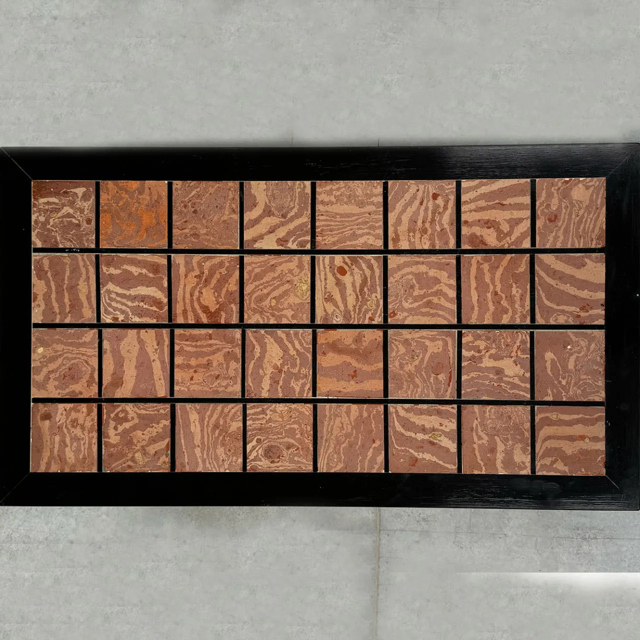 Espidesign by Paola Speranza Coffee Tables<Terracotta and Marble Coffee Table #2