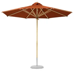 Telami Other Outdoor Furniture<Terracotta Red Round Outdoor Umbrella
